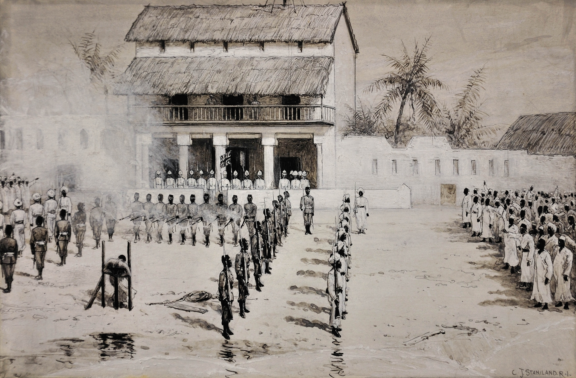 Execution of Ali Bin Saif at Malindi, E.Africa