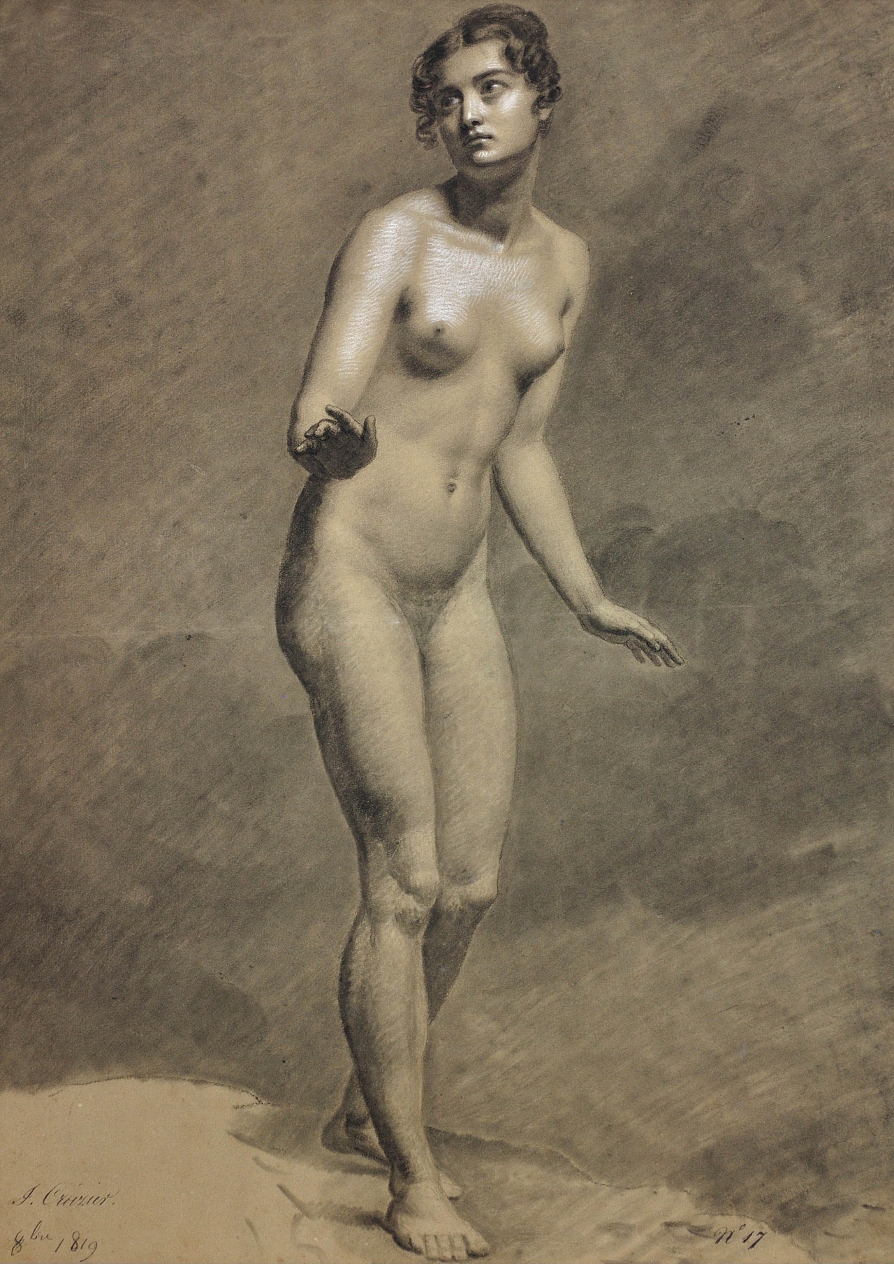 Standing Female Nude, 1819.