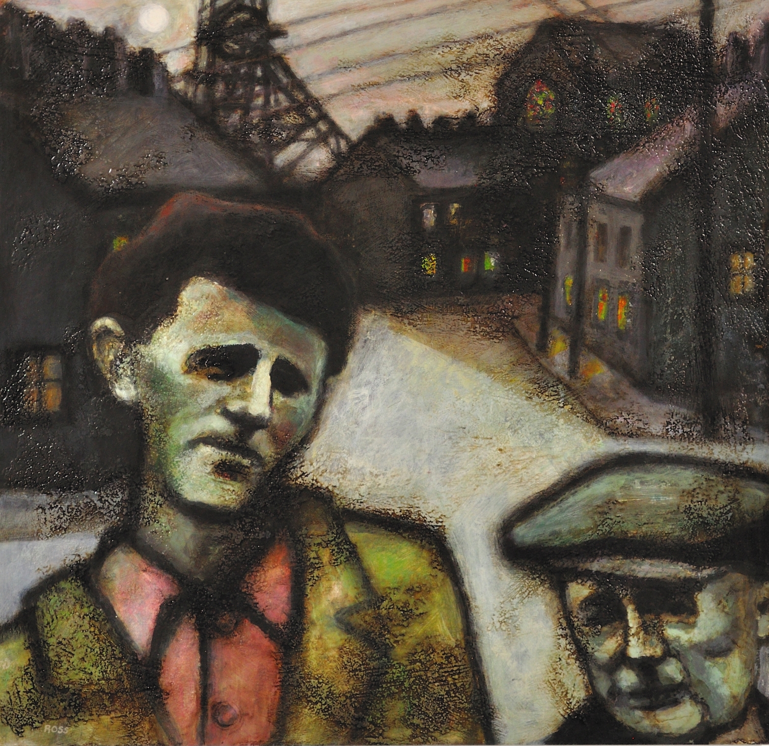 The Young Richard Burton And His Father. Pontrhydyfen