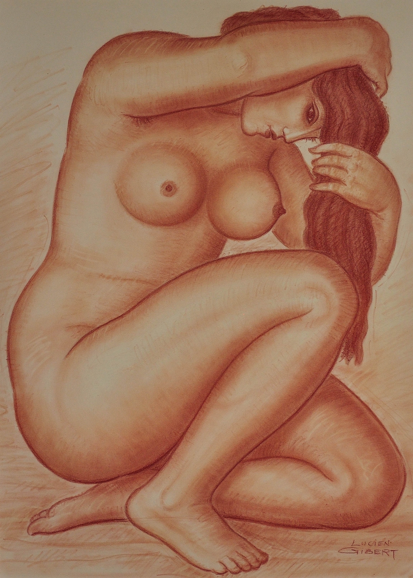 Ses Flamboyantes Mèches De Cheveux Auburn