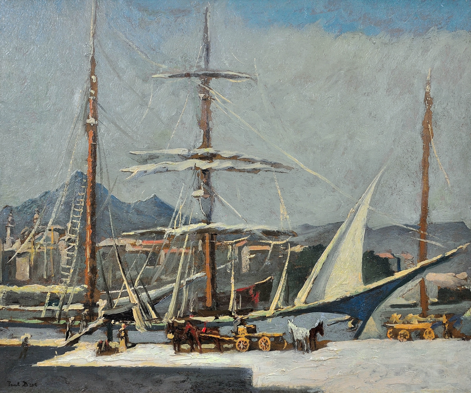 Unloading & Loading, Palermo Harbour, Sicily, Italy