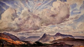 Autumn Skies. The Malvern Hills.